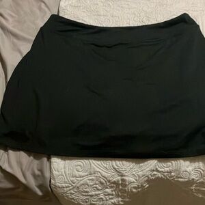 Black tennis skirt